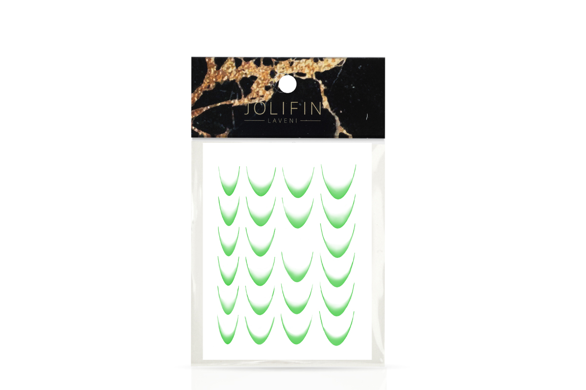 Jolifin LAVENI XL Sticker - Ombre French II green