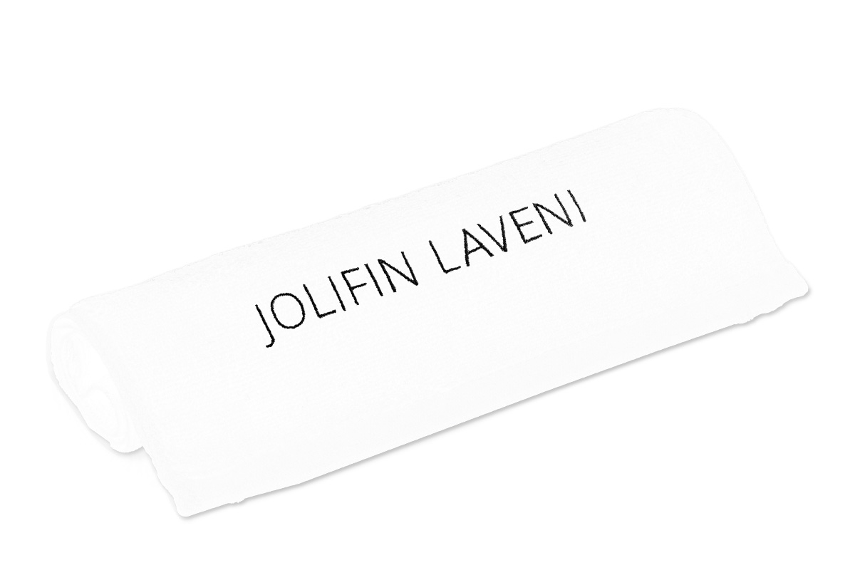 Jolifin LAVENI Handtuch - weiß