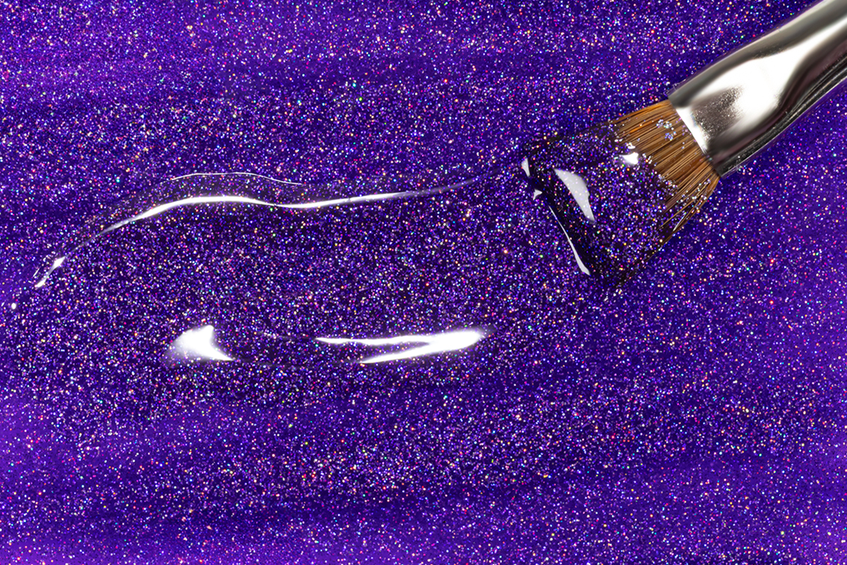 Jolifin Farbgel purple hologramm 5ml