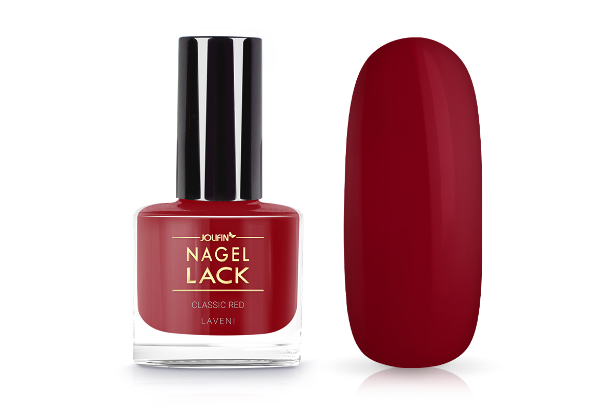 Jolifin LAVENI Nagellack - classic red 9ml