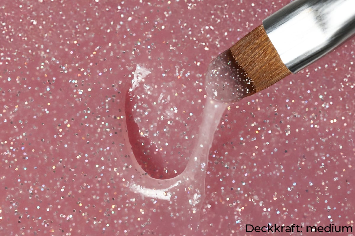 Jolifin LAVENI AcrylGel - Make-Up nude Glitter 15ml