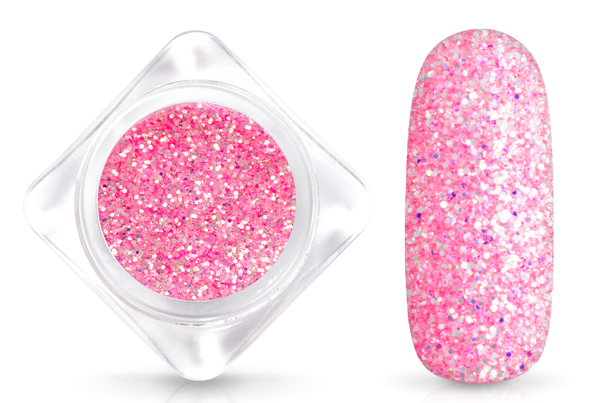 Jolifin Glitterpuder - pastell-watermelon