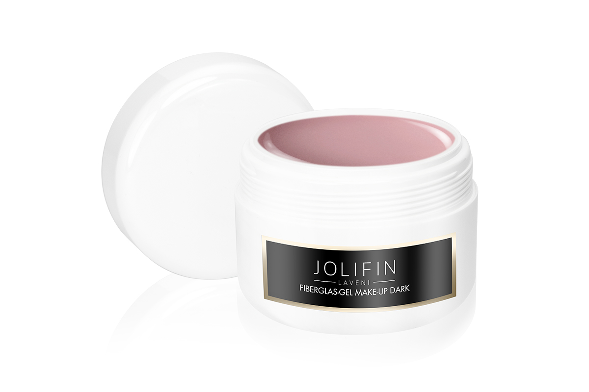 Jolifin LAVENI Refill - Fiberglas-Gel make-up dark 250ml