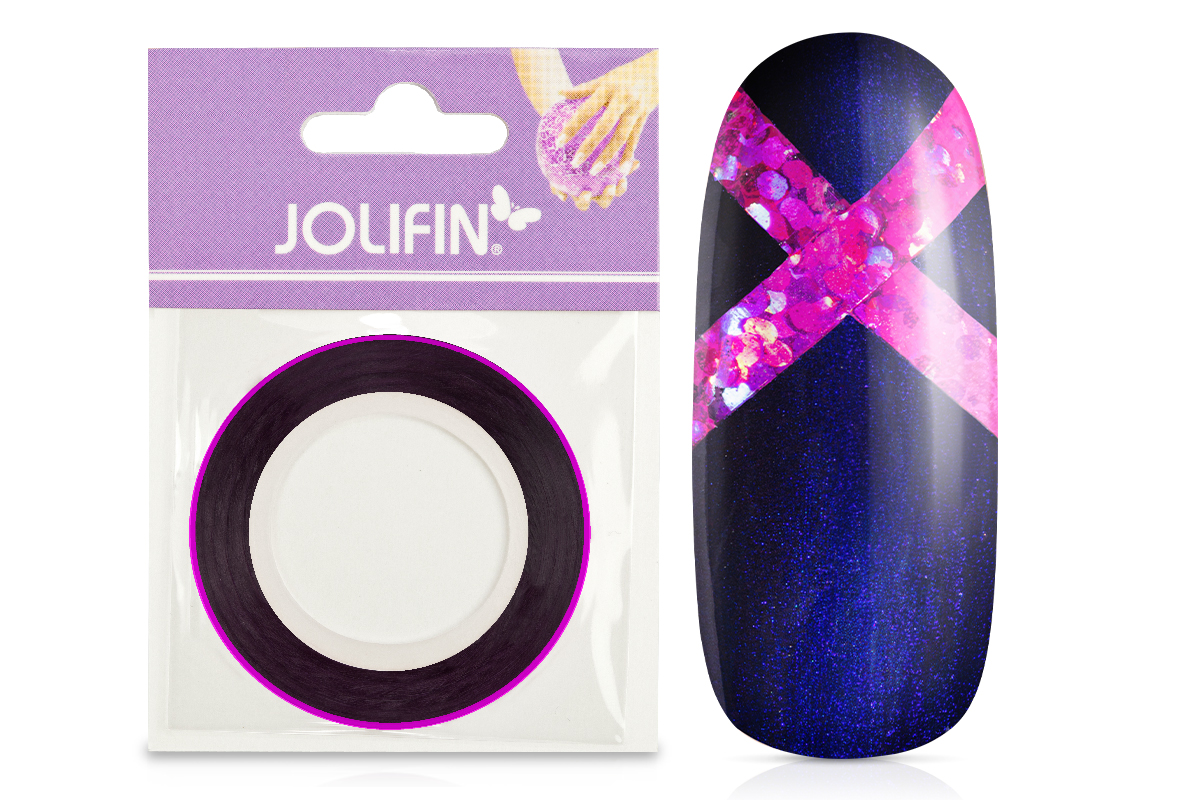 Jolifin Pinstripes hologramm pink - 3mm