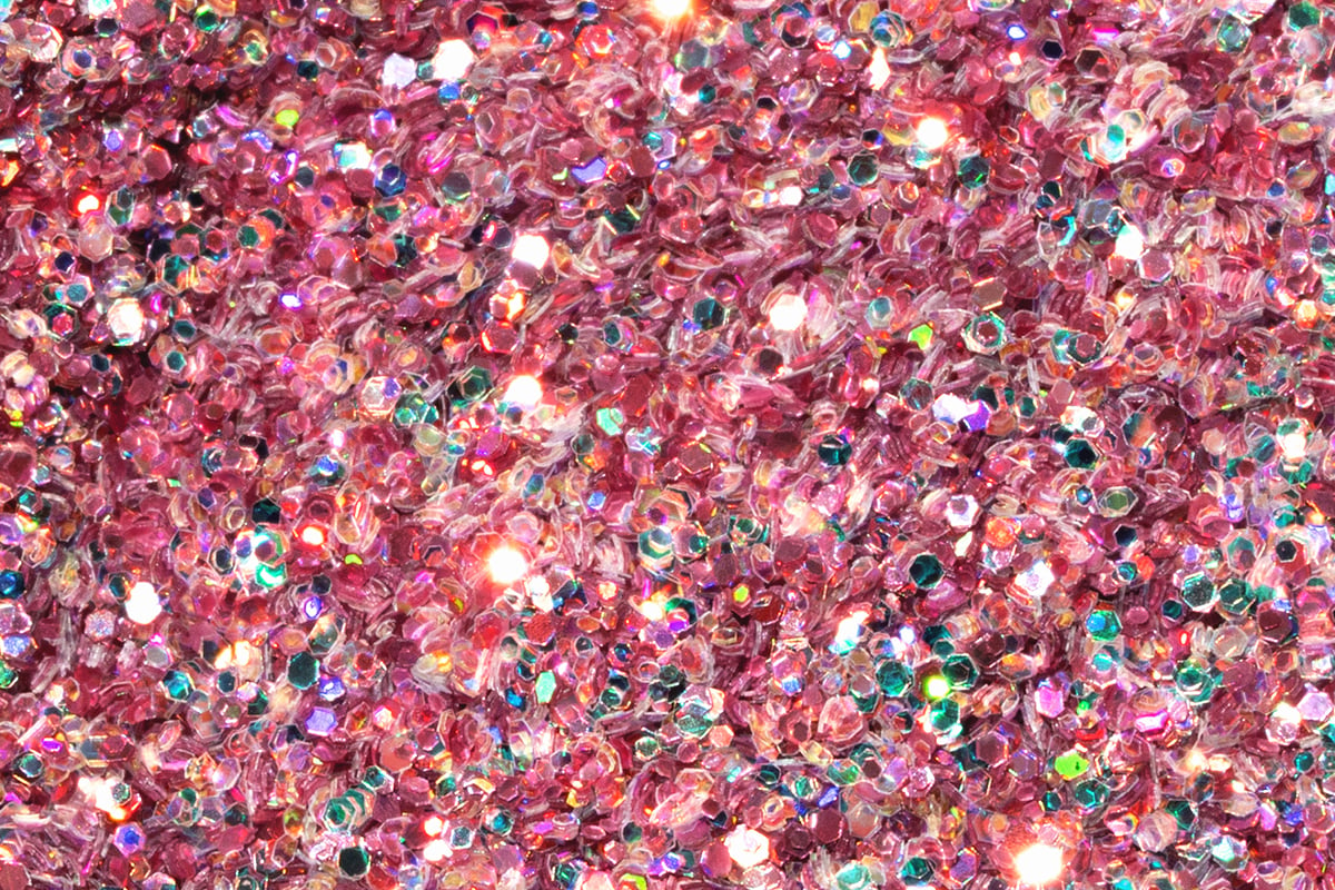Jolifin Glitterpuder - hologramm rose