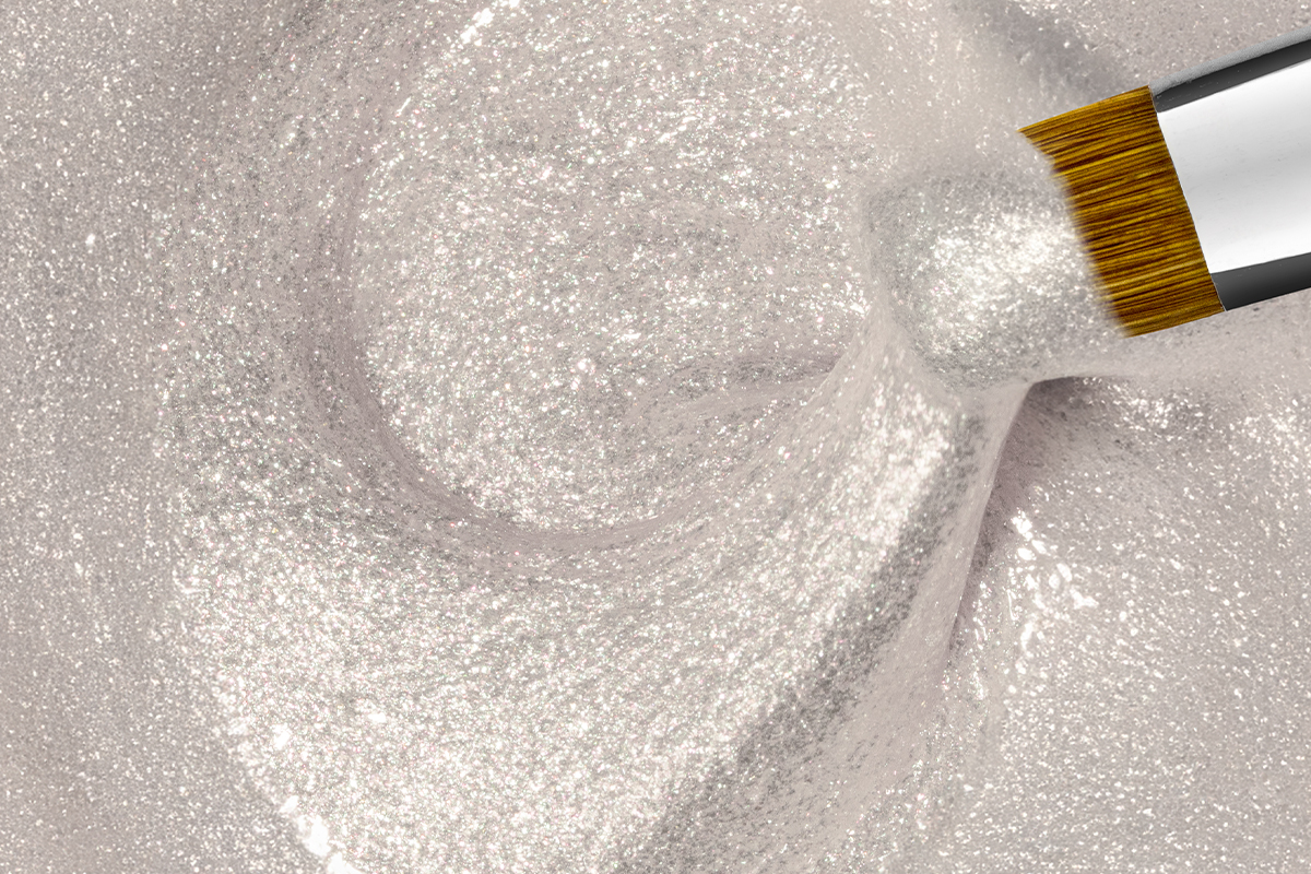 Jolifin LAVENI Farbgel - shiny snow 5ml 