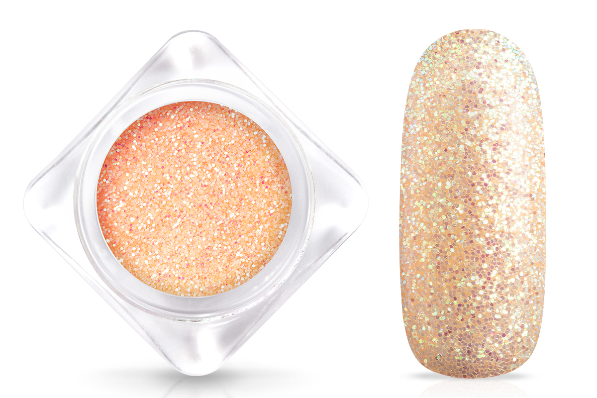 Jolifin Nightshine glitter powder - pastel-peach