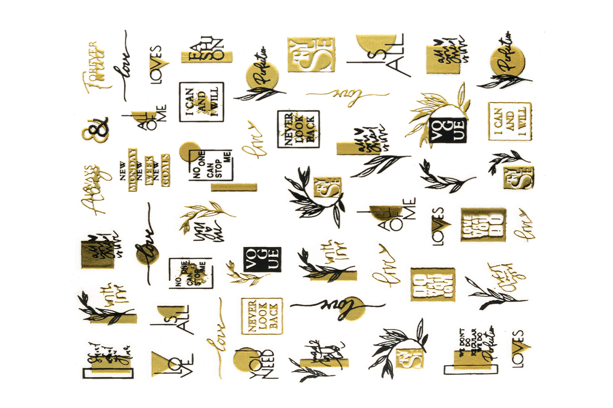 Jolifin LAVENI XL Sticker - Gold 48