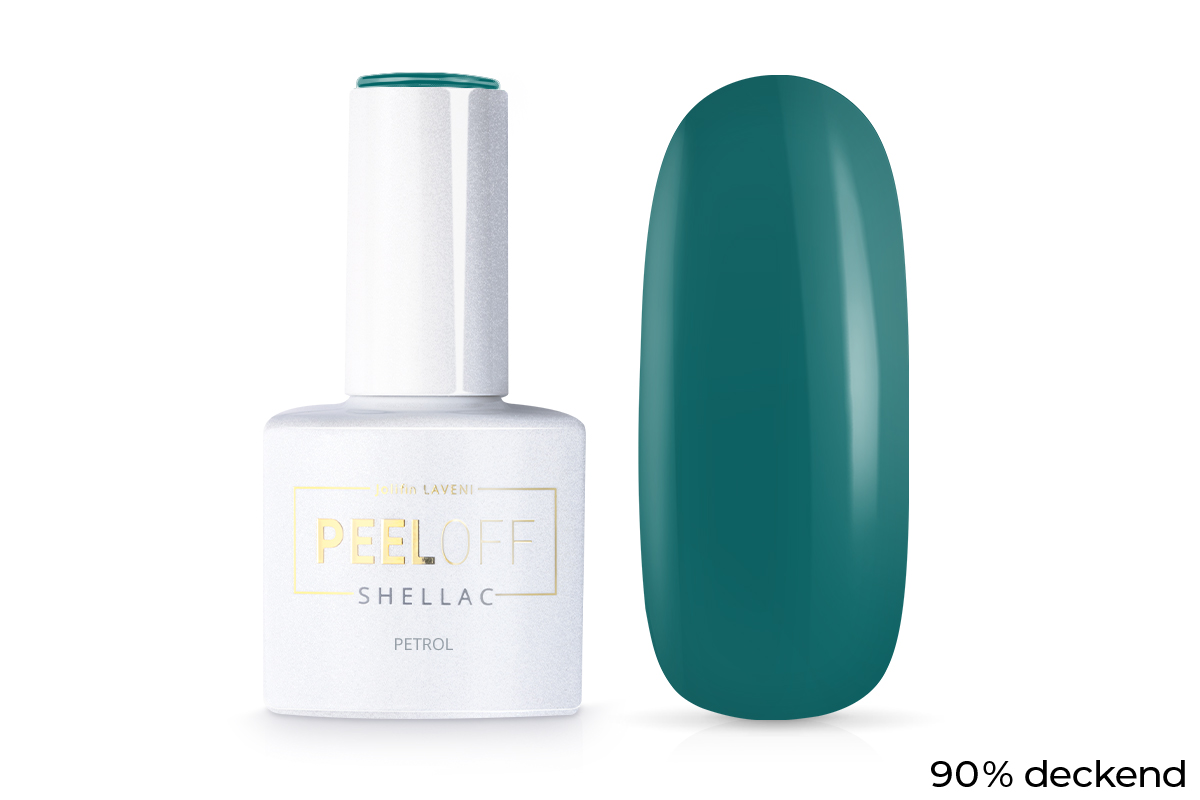 Jolifin LAVENI Shellac PeelOff - petrol 10ml