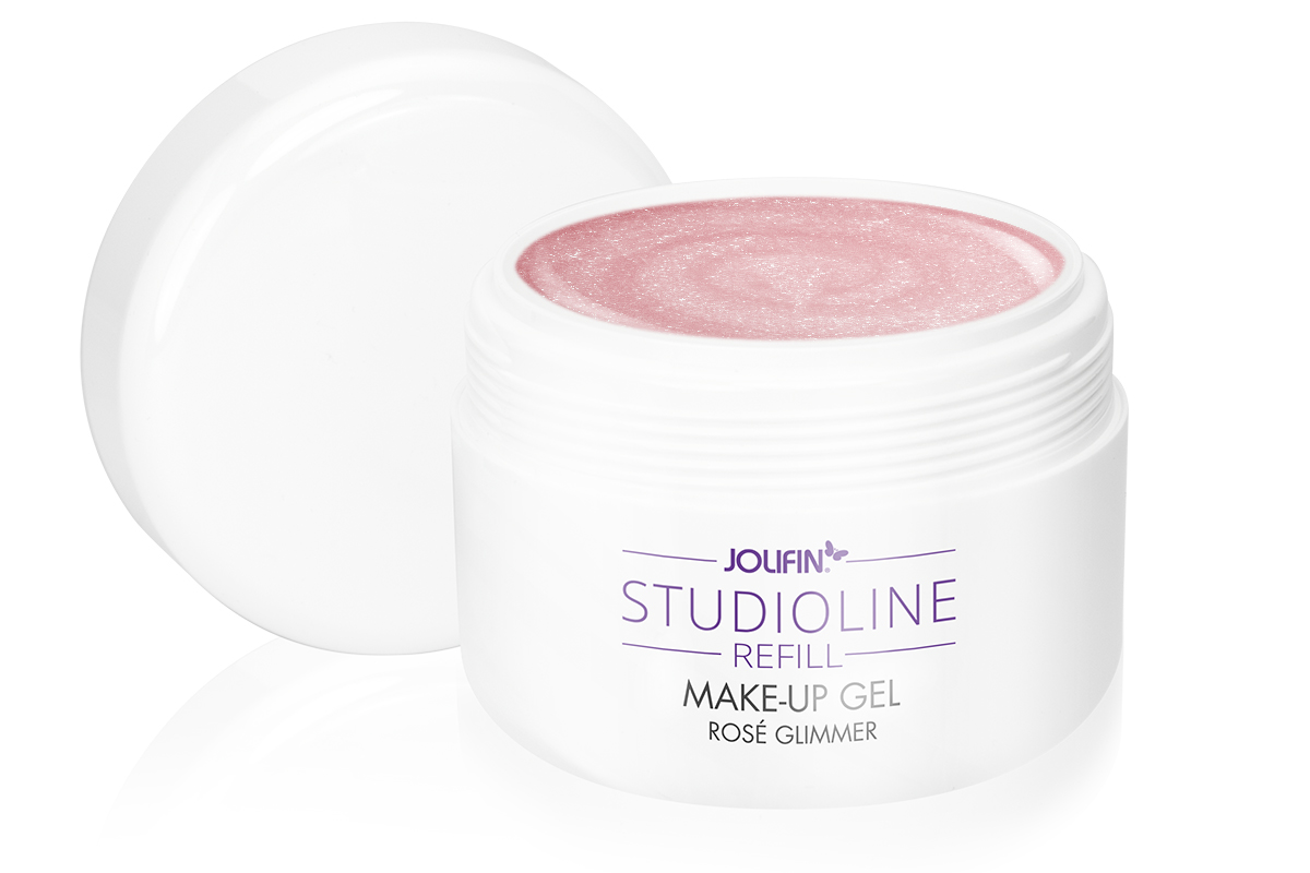 Jolifin Studioline Refill - Make-Up Gel rosé Glimmer 250ml