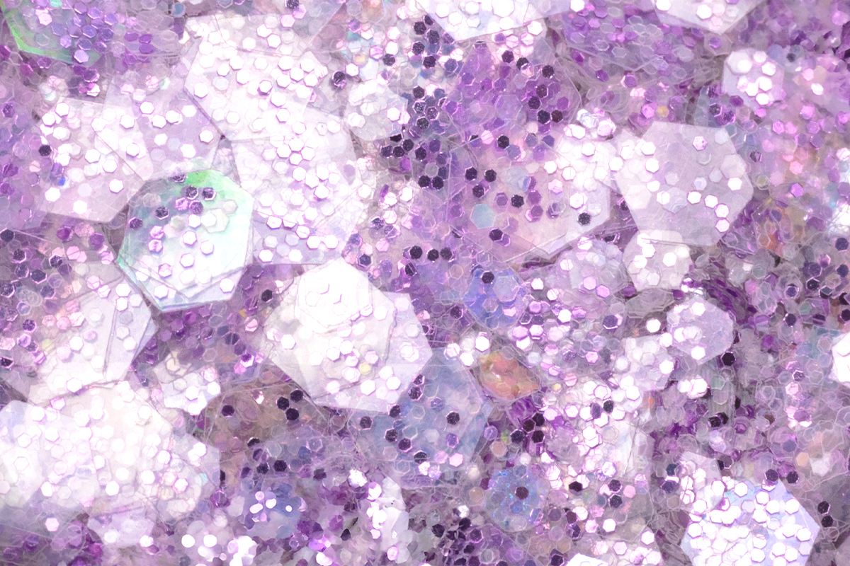 Jolifin Bio Illusion Glitter - purple