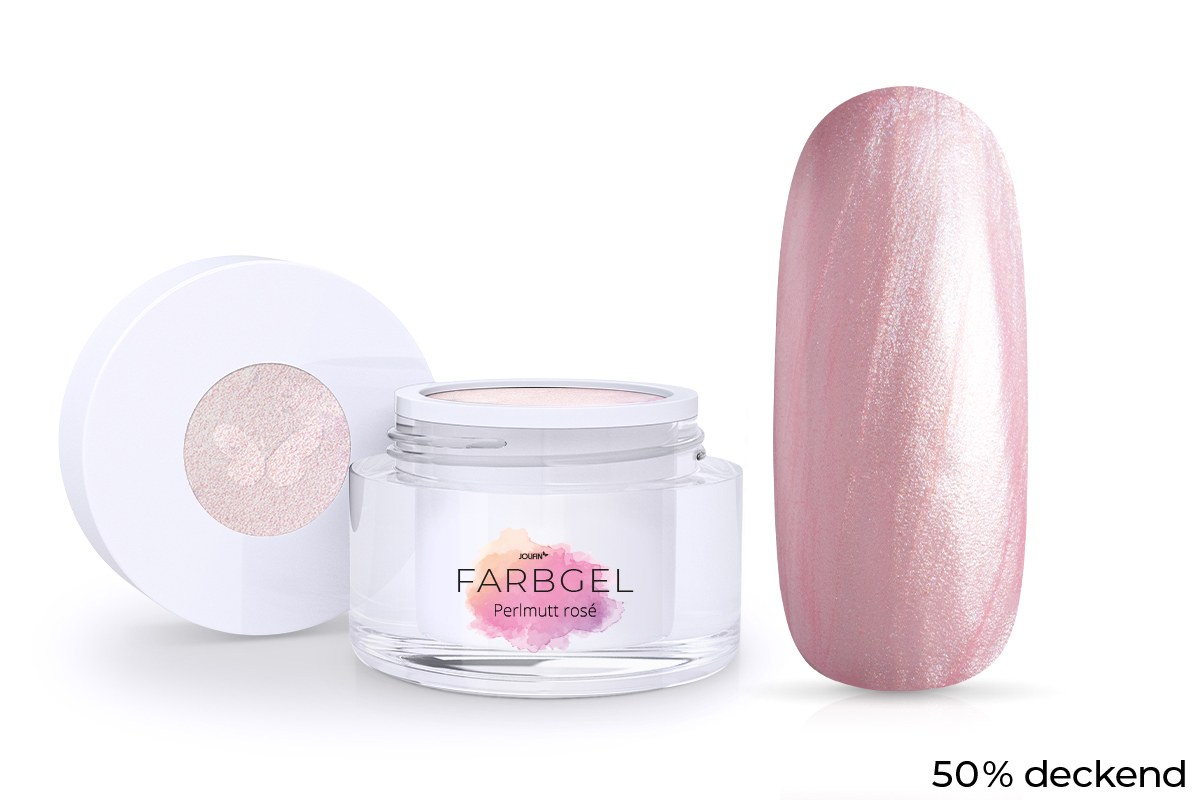 Jolifin colour gel mother-of-pearl rose 5ml