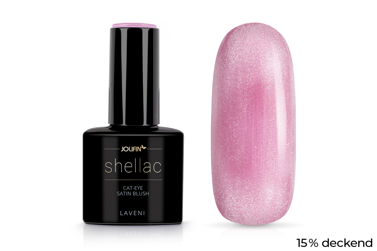 Jolifin LAVENI Shellac - Cat-Eye satin blush 10ml