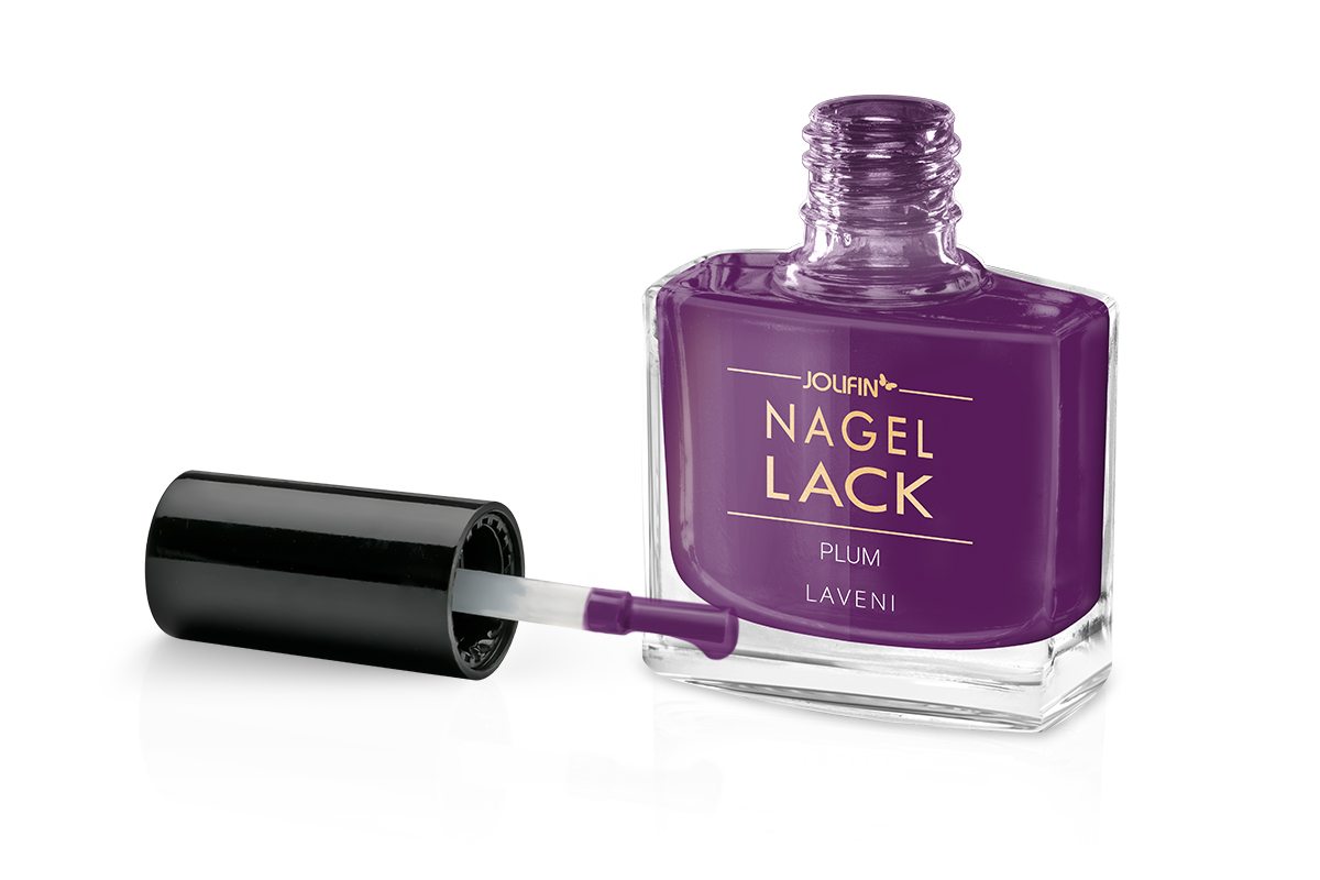 Jolifin LAVENI Nagellack - plum 9ml