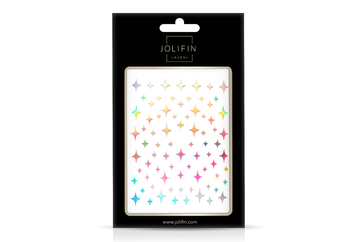 Jolifin LAVENI XL Sticker - Hologramm silver Nr. 2