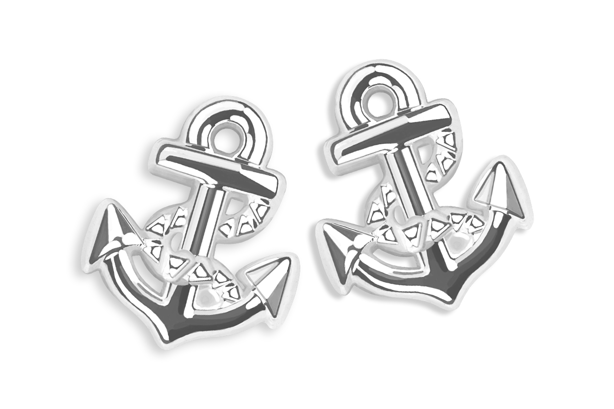 Jolifin Overlay Anchor silver