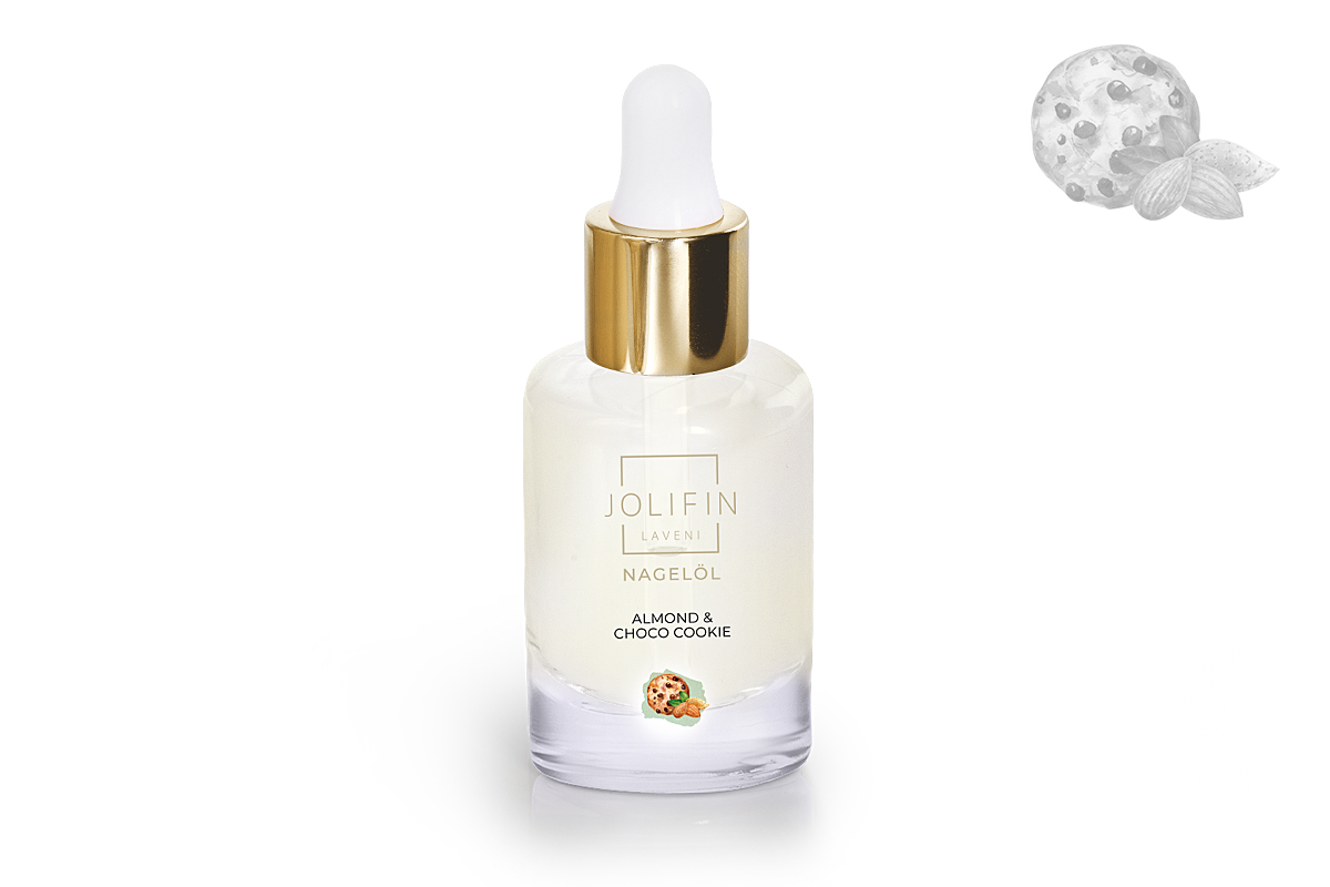 Jolifin LAVENI Nagelöl - Almond & Choco Cookie 10ml