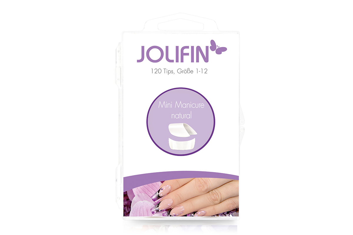 Jolifin 120er Tipbox mini manicure - natural