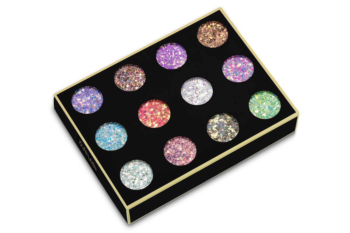 Jolifin LAVENI Glitter Set - Glossy Puder