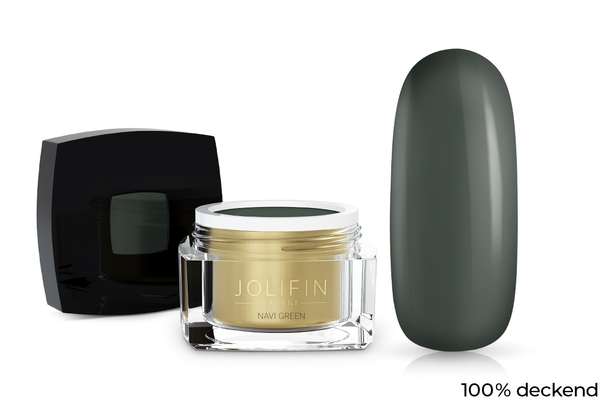 Jolifin LAVENI Farbgel - navi green 5ml