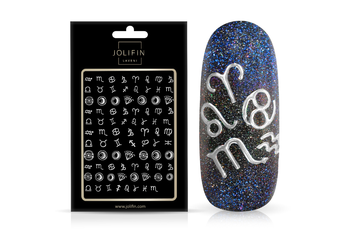 Jolifin LAVENI XL Sticker - silver 39 