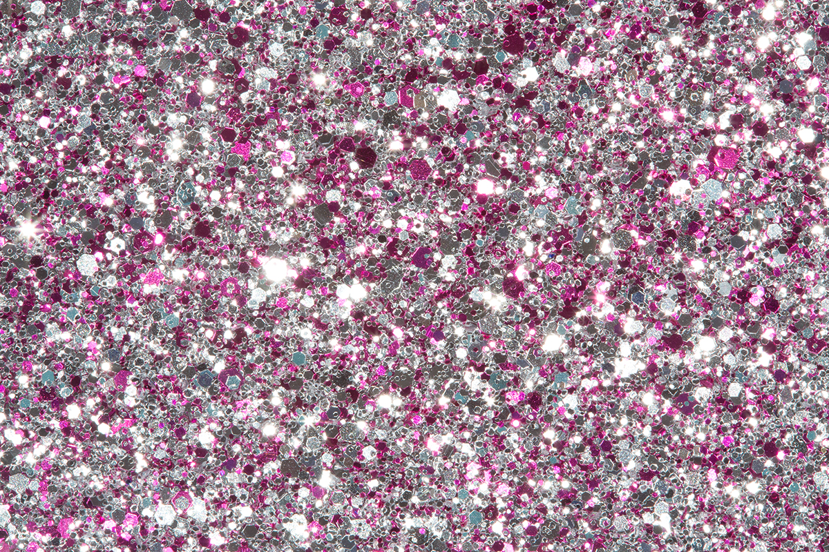 Jolifin LAVENI Luxury Glitter - silver magenta