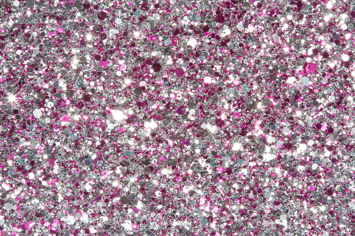 Jolifin LAVENI Luxury Glitter - silver magenta