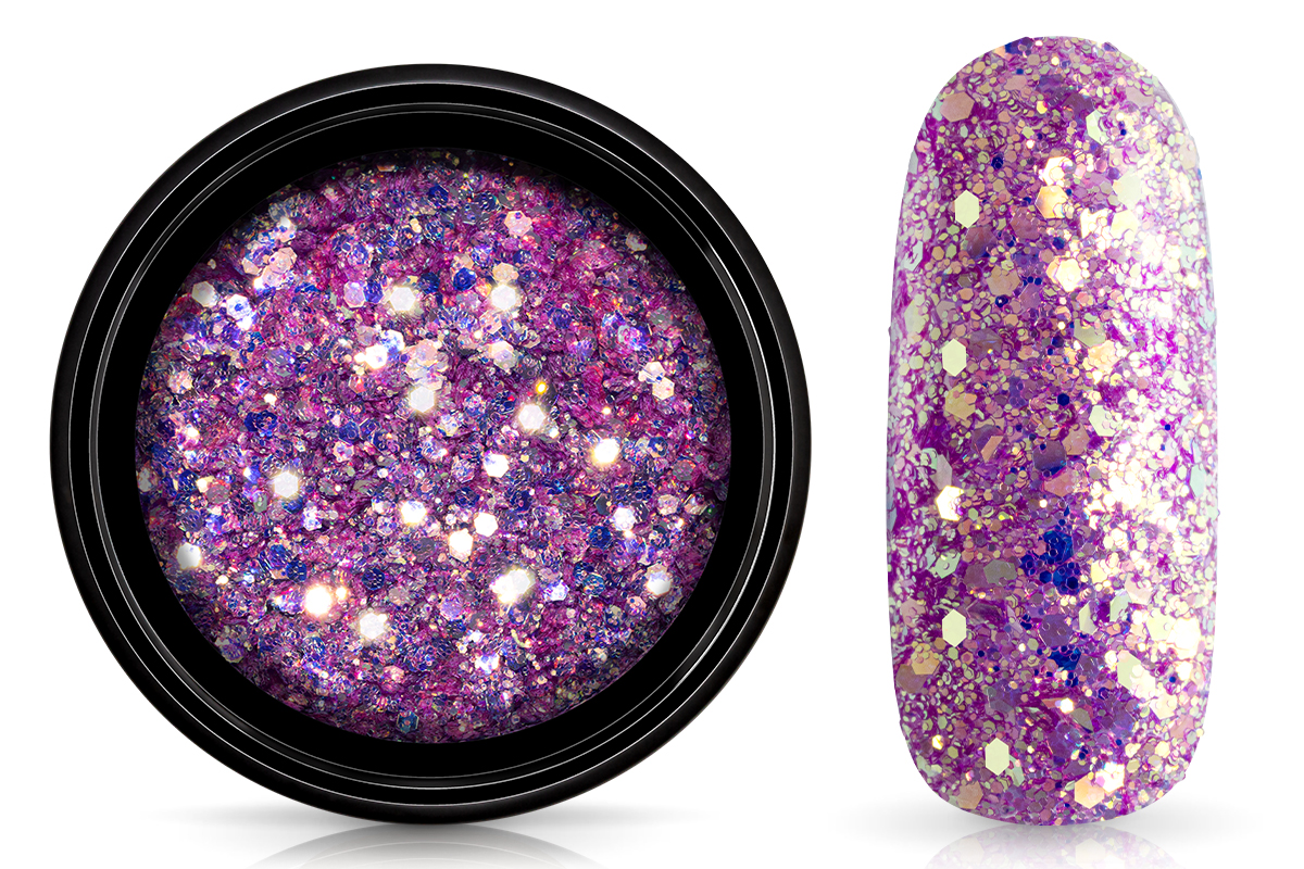 Jolifin LAVENI Glitterpuder - violet dream