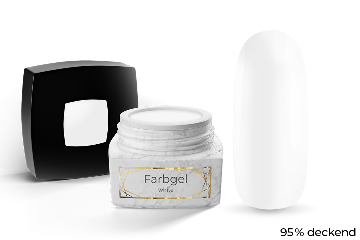 Jolifin LAVENI PRO Farbgel - white 5ml