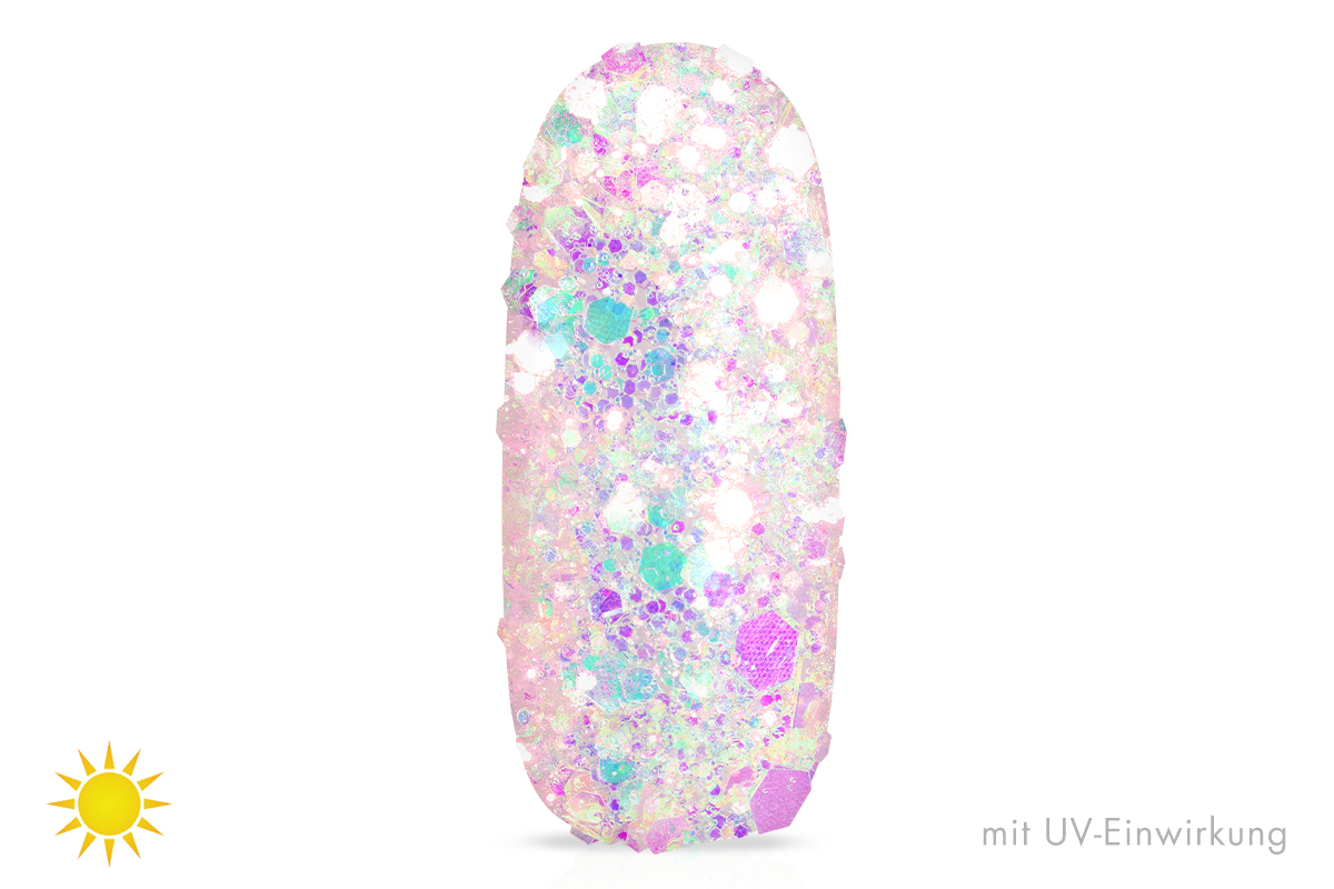 Jolifin LAVENI Solar Glitter - yellow-magenta