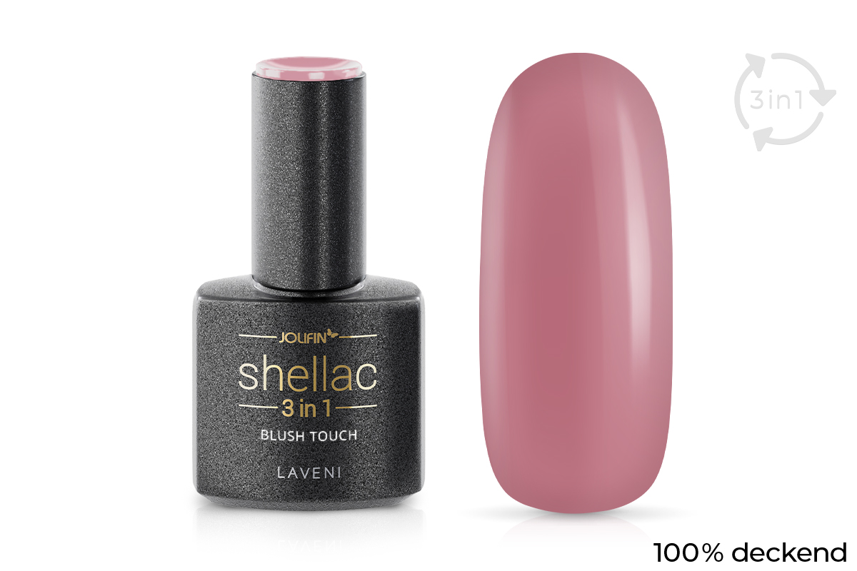 Jolifin LAVENI 3in1 Shellac - blush touch 10ml