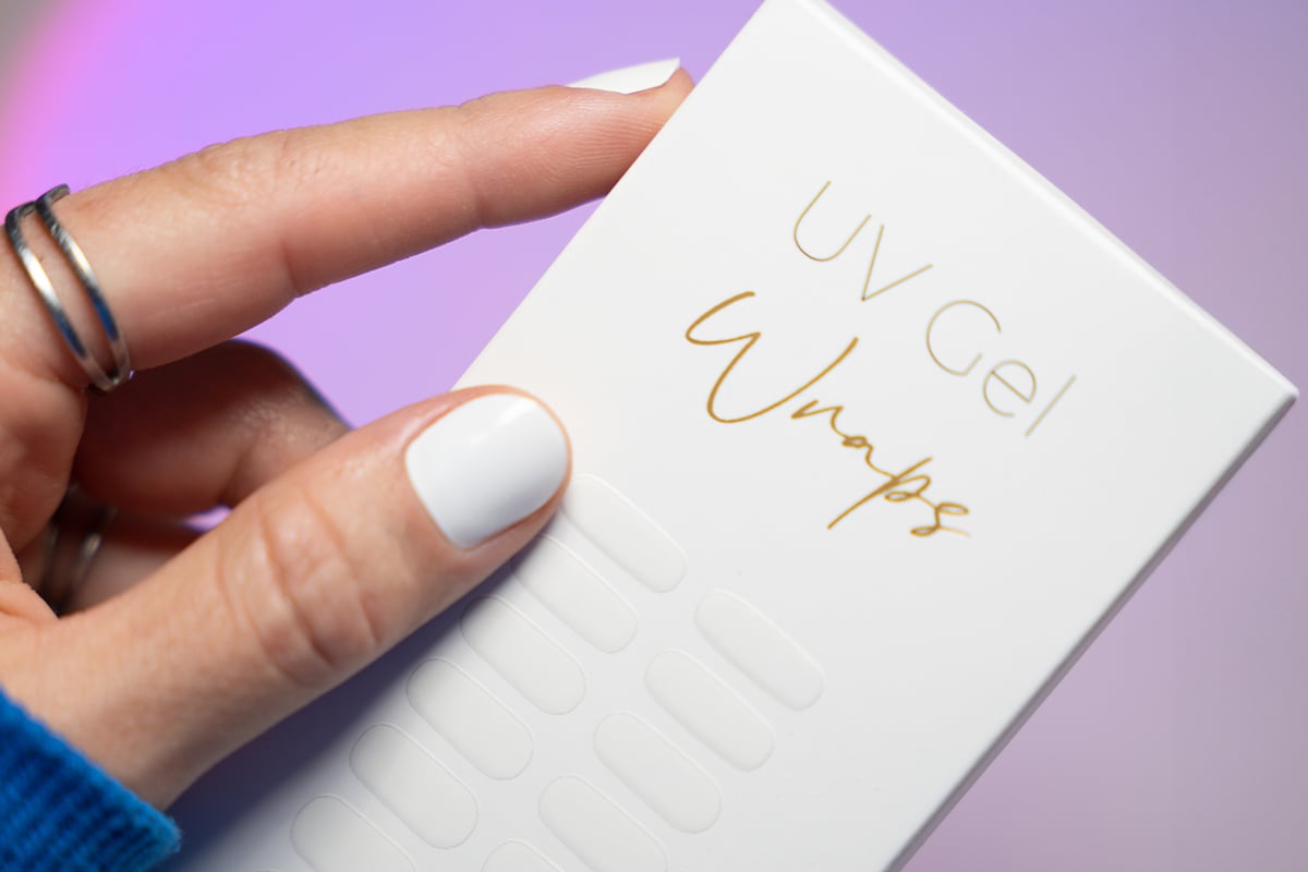 Jolifin LAVENI UV Gel-Wraps - white
