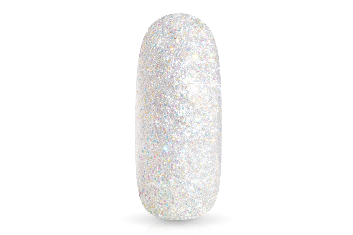 Jolifin LAVENI Farbgel - white hologram Glitter 5ml
