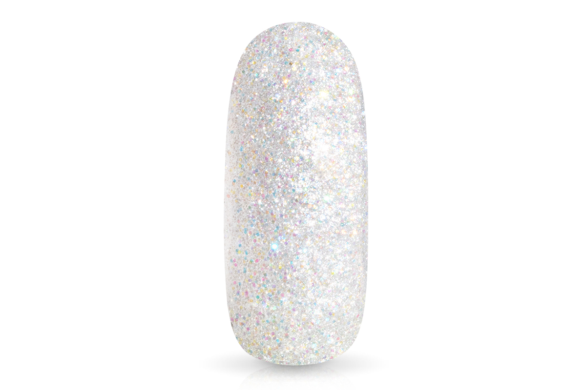 Jolifin LAVENI Colour Gel - white hologram Glitter 5ml