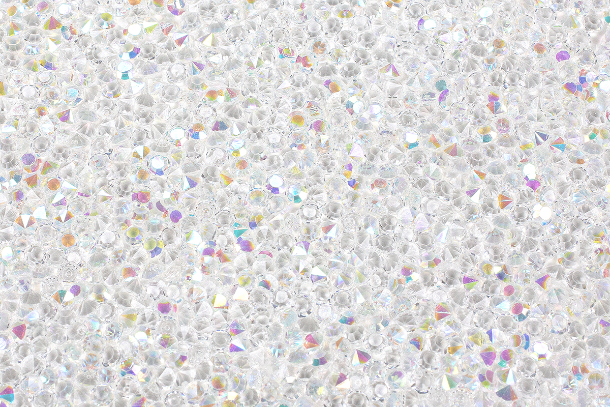 Jolifin Präsentationsunterlage - white Glitter