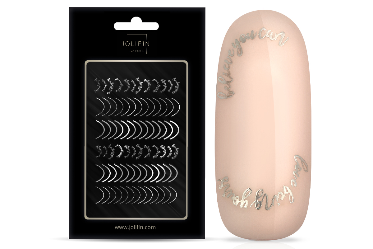 Jolifin LAVENI XL Sticker - silver 18
