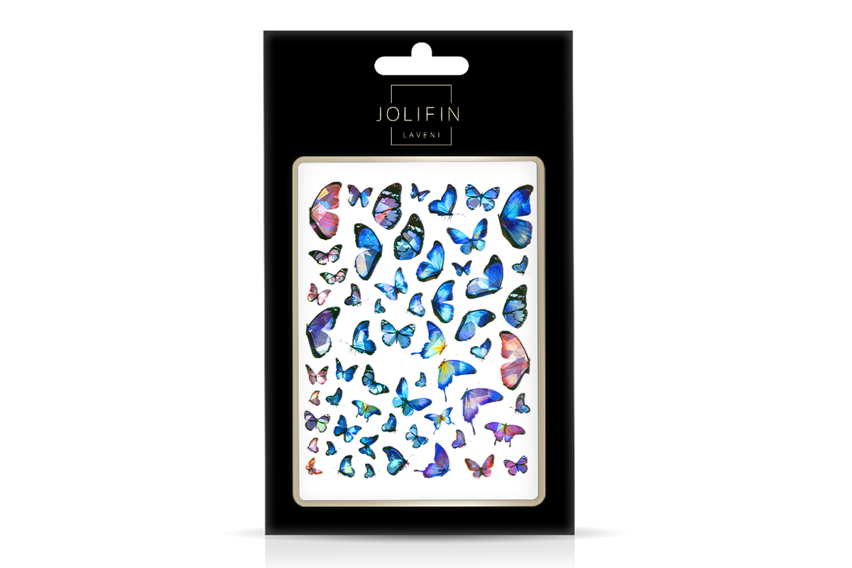 Jolifin LAVENI XL Sticker - Butterfly Hologramm Nr. 7