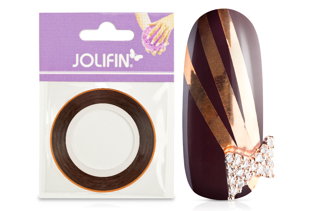 Jolifin Pinstripes chrome copper - 2mm