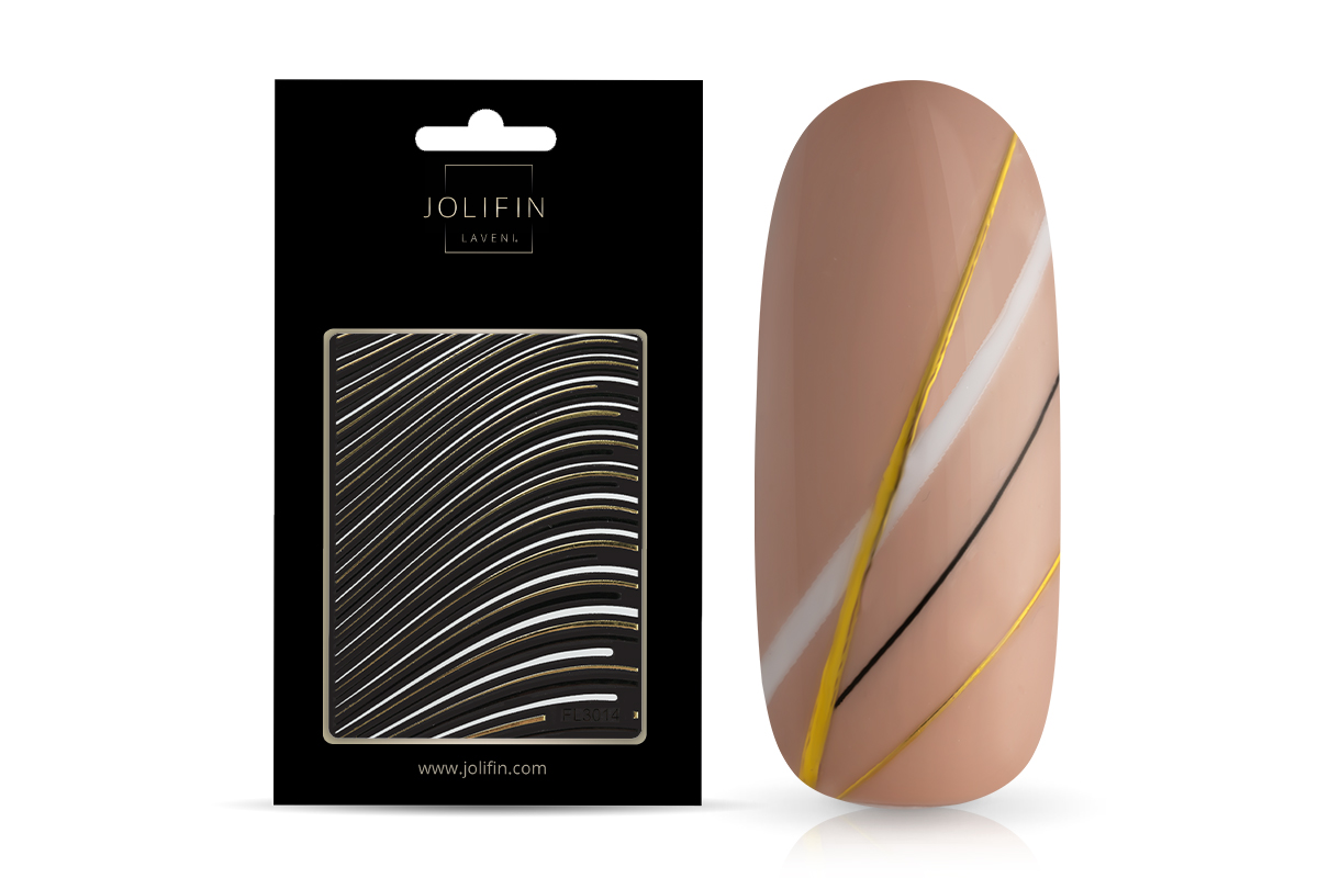 Jolifin LAVENI XL Sticker - black & white Nr. 14