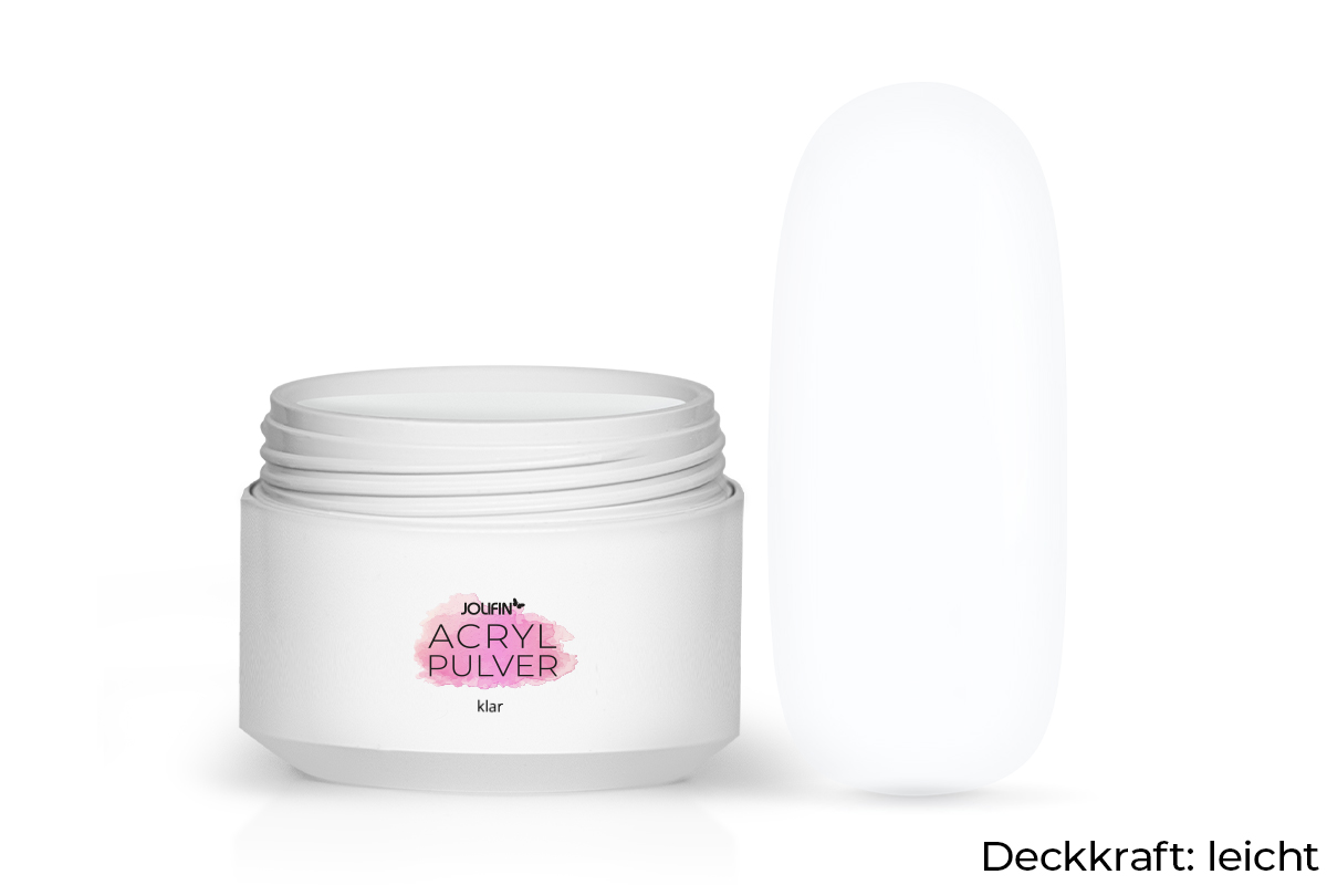 Jolifin Acryl Pulver - klar 30g