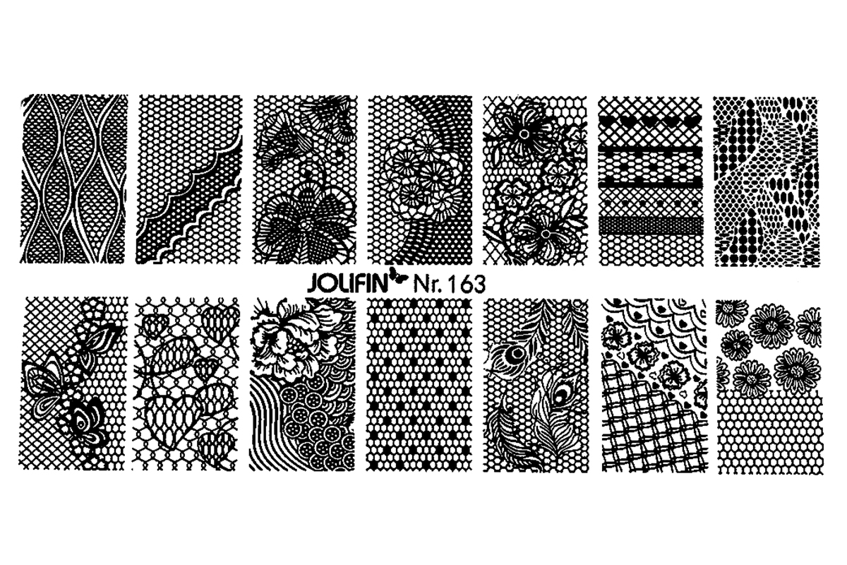 Jolifin Stamping-Schablone Nr. 163 