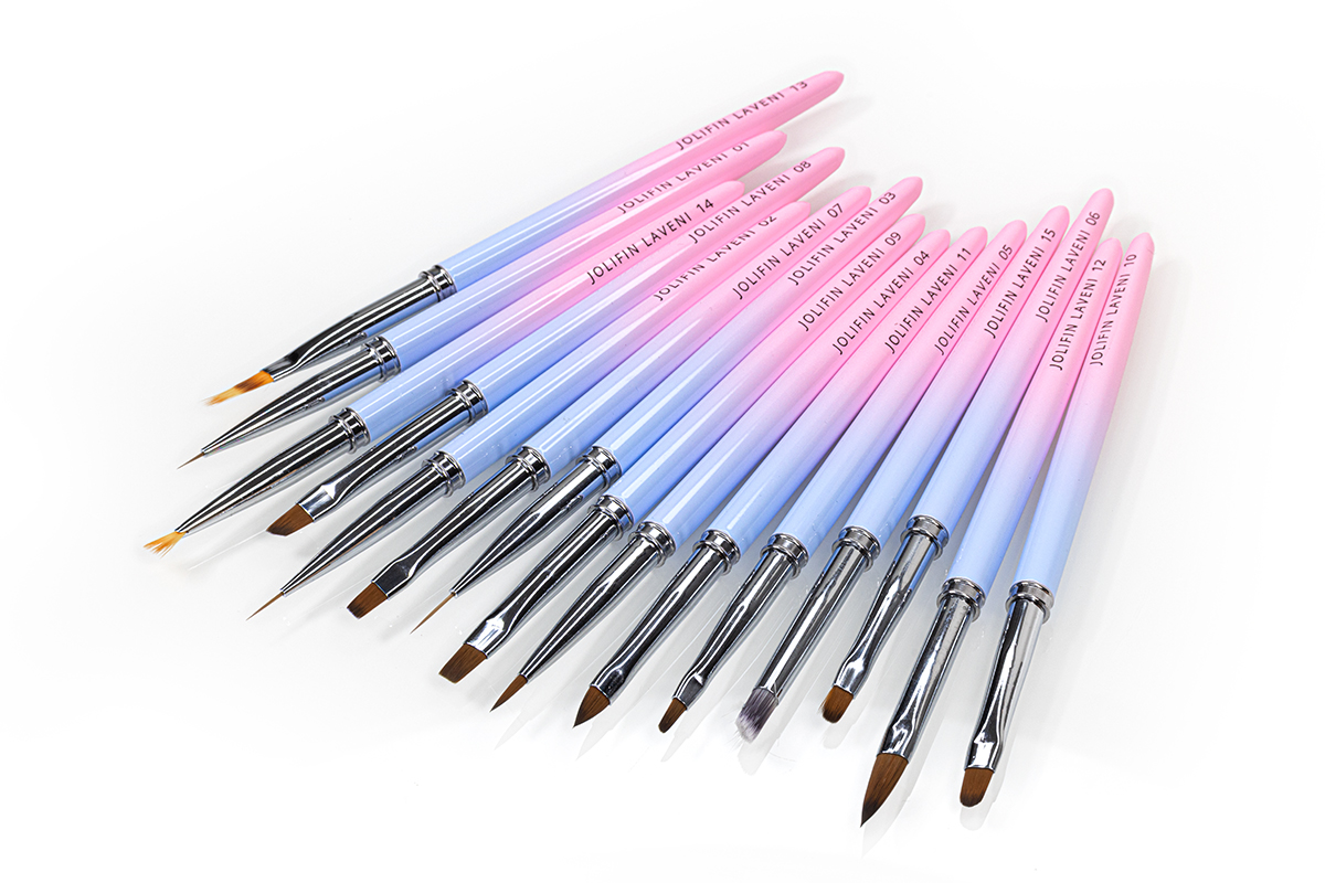 Jolifin LAVENI Pinselset - Professional to go pastell