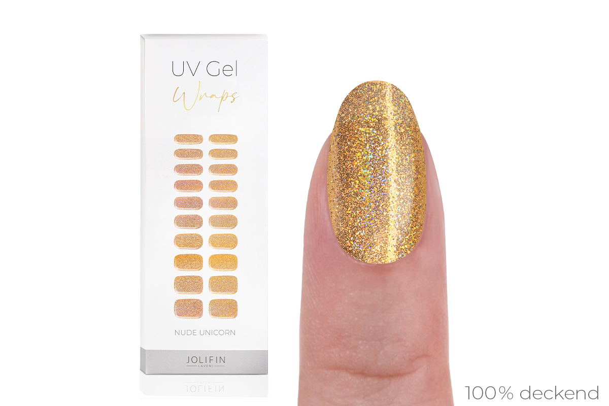 Jolifin LAVENI UV Gel-Wraps - nude unicorn