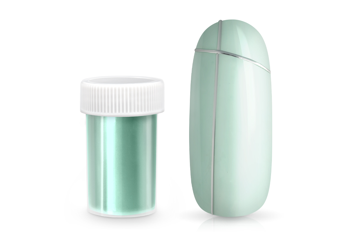 Jolifin Transfer Nagelfolie XL - pastell-mint pearl