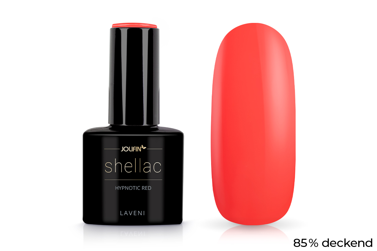 Jolifin LAVENI Shellac - hypnotic red 10ml