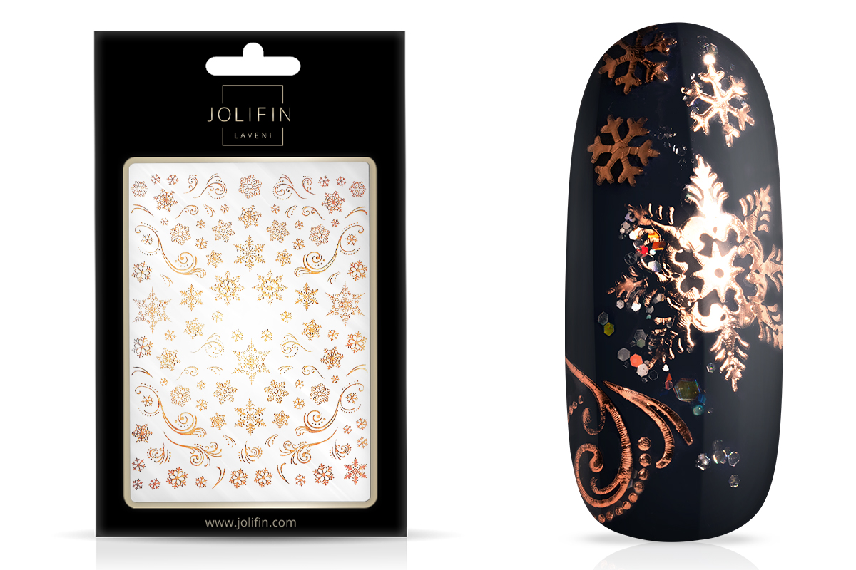 Jolifin LAVENI XL Sticker - rosé-gold christmas Nr. 2