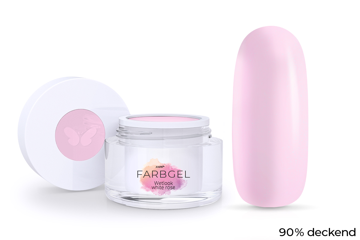 Jolifin Wetlook Farbgel white rose 5ml