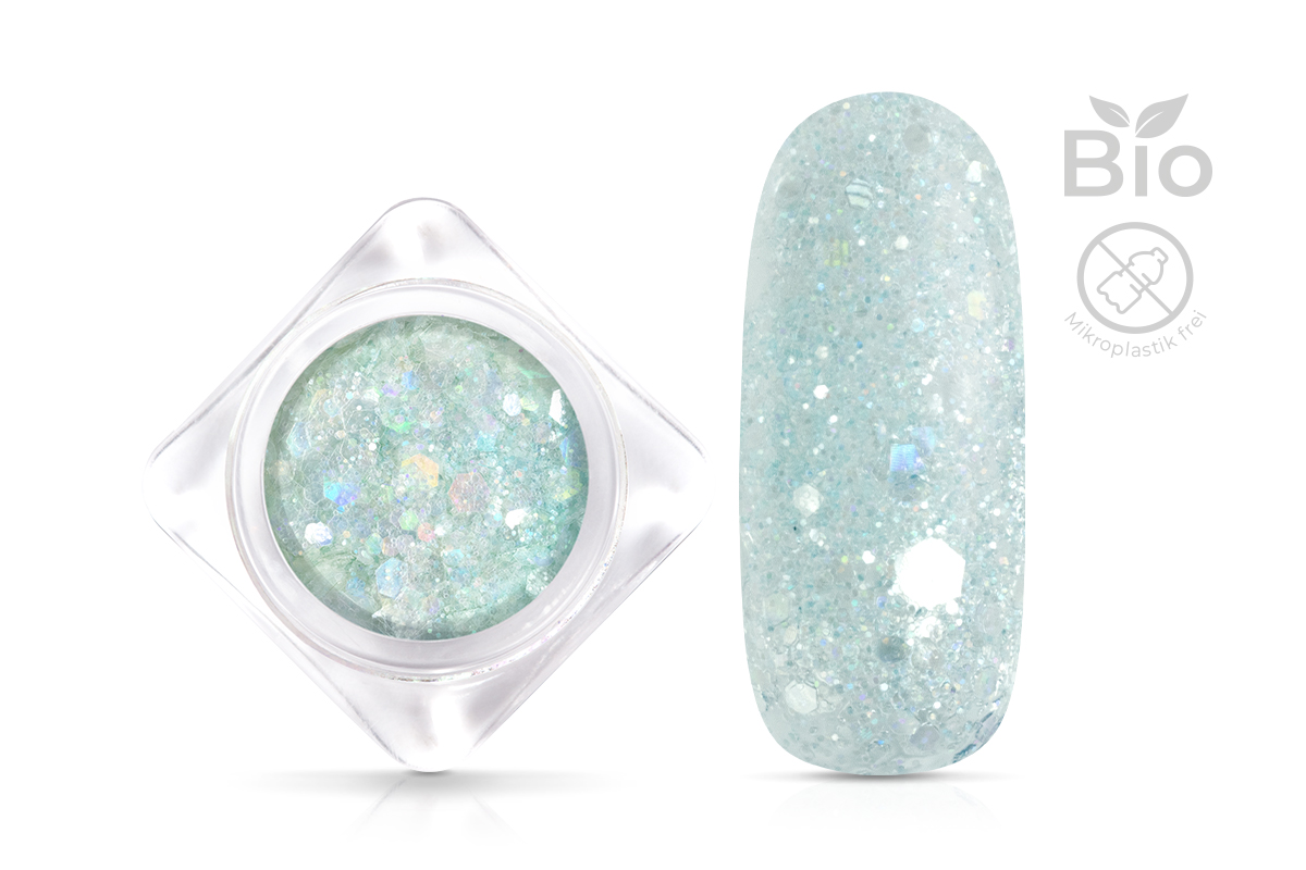 Jolifin Bio Illusion Glitter - pastell-mint