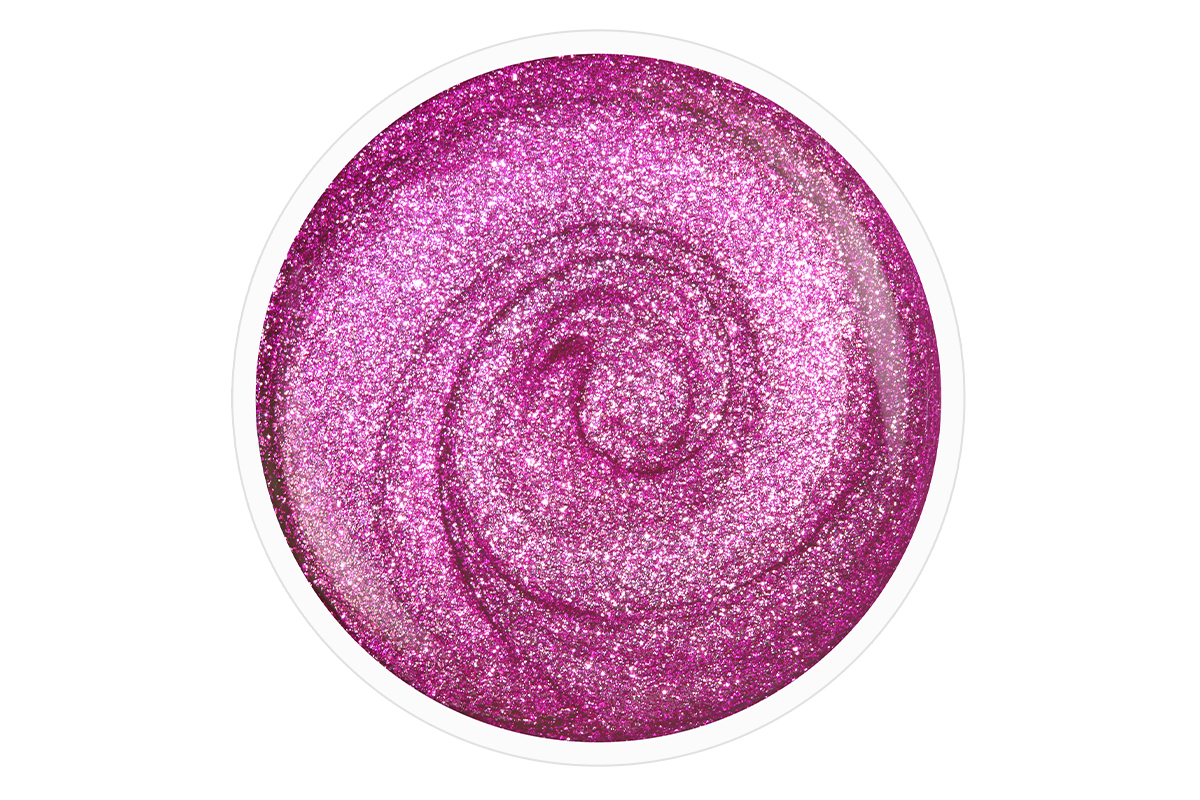 Jolifin Stamping-Lack - pink Glitter 12ml