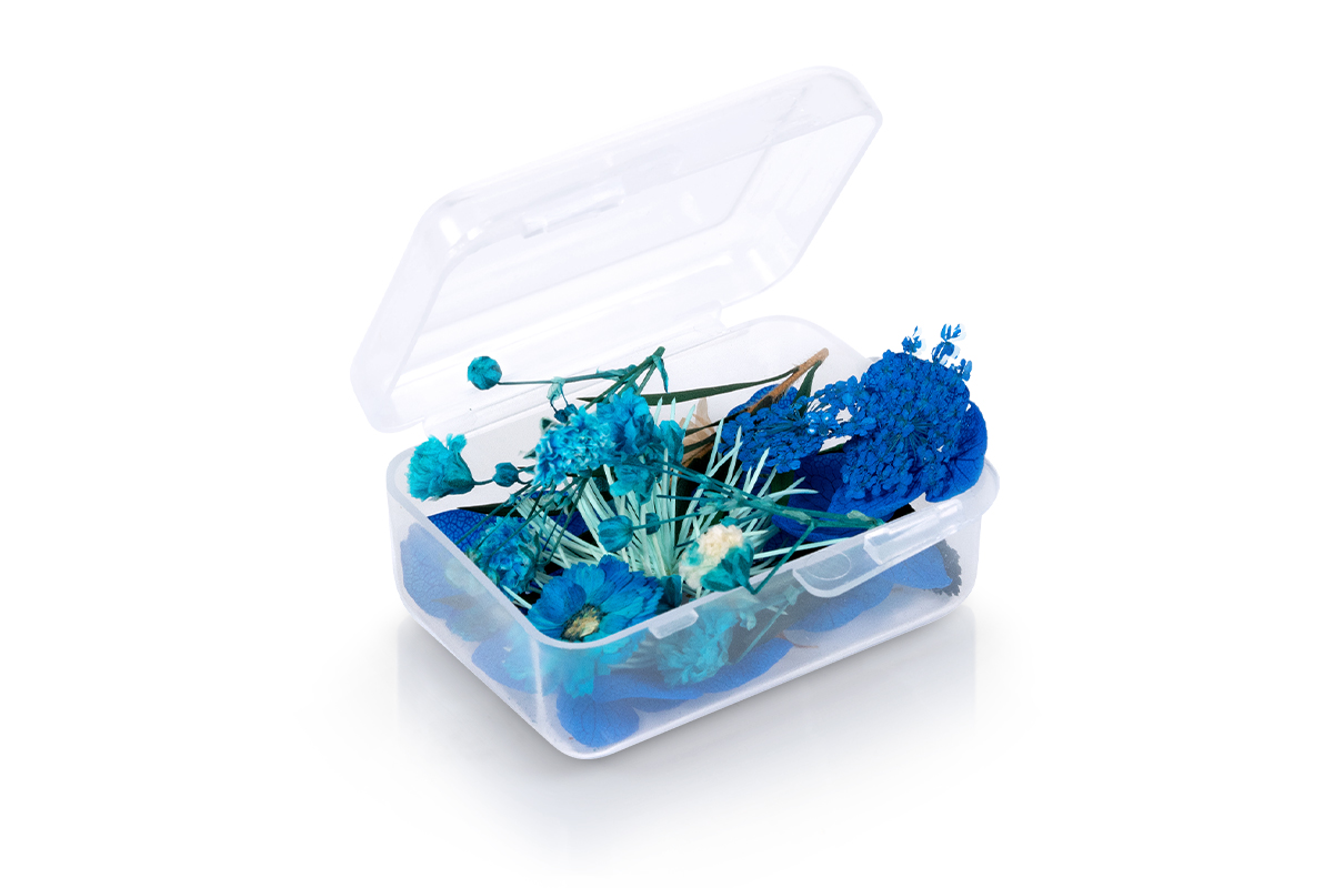 Jolifin Dried Flowers Mix - blue